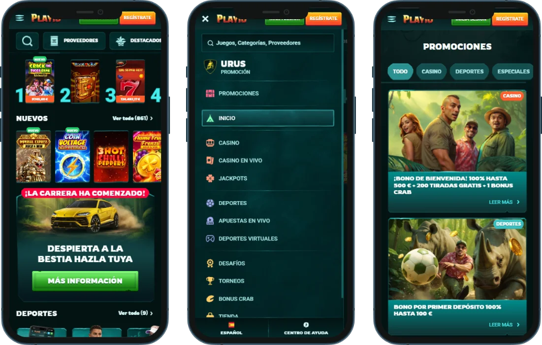 Playio Casino: Versión Móvil